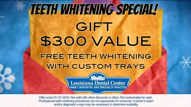 Louisiana dental free teeth whitening